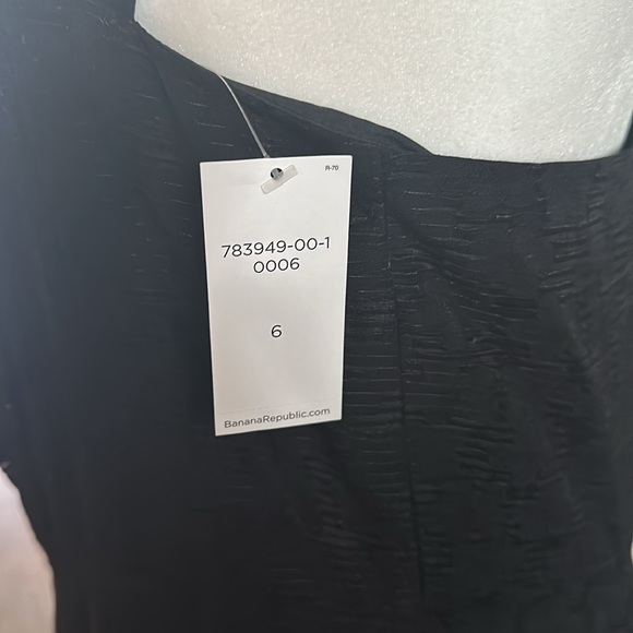 Banana Republic Black Midi Dress with pockets-New with tags - Picture 3 of 7